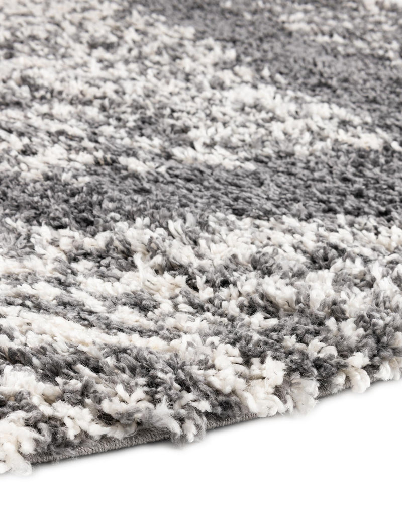 Tranquil Tides Shag Collection Area Rug - Azure Oval Gray lifestyle 67