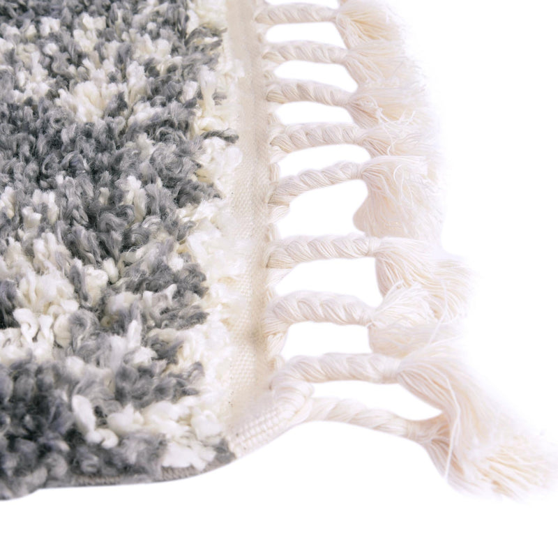 Tranquil Tides Shag Collection Area Rug - Pebble Rectangle Gray lifestyle 18