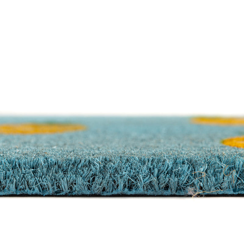 Threshold Welcome Collection Area Rug - Threshold Rectangle Turquoise lifestyle 4