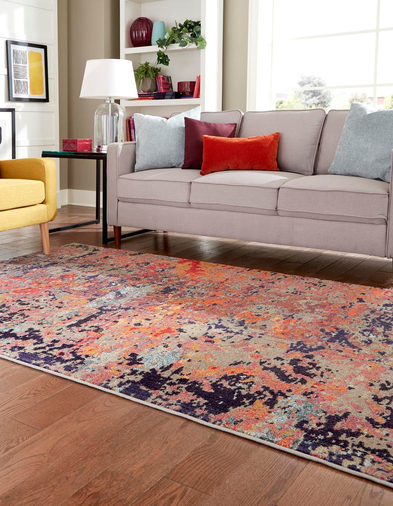 Colorburst Oasis Collection Area Rug - Prism Rectangle Multi lifestyle 3