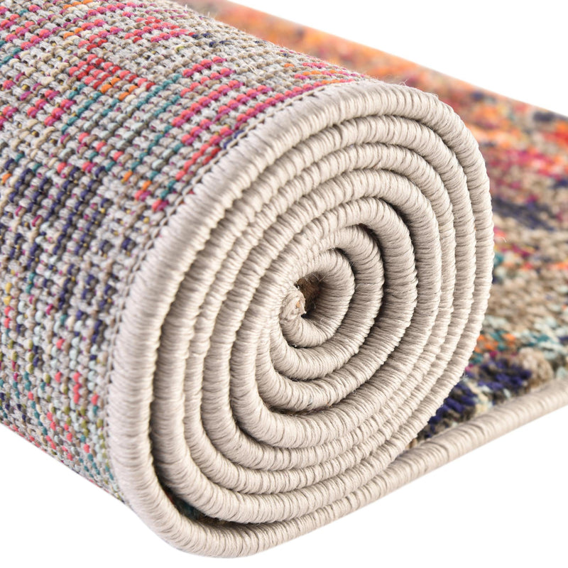 Colorburst Oasis Collection Area Rug - Prism Rectangle Multi lifestyle 11