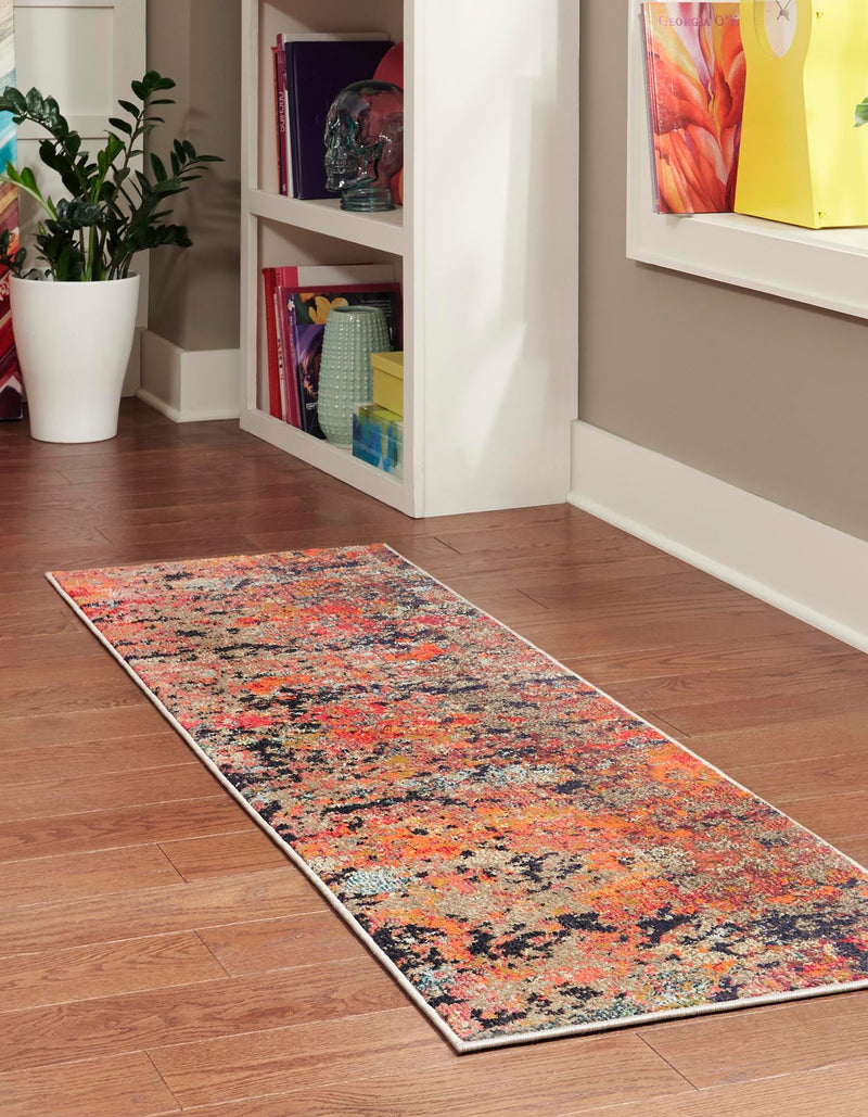 Colorburst Oasis Collection Area Rug - Prism Runner Multi lifestyle 28