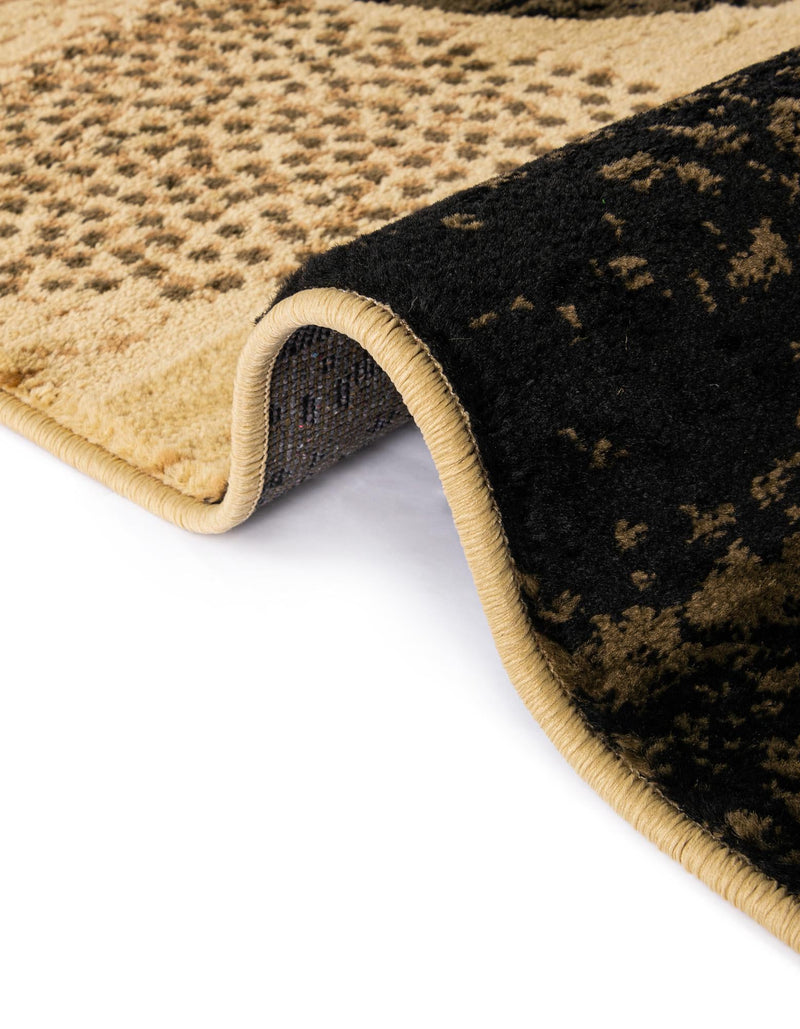 Bistro Lounge Collection Area Rug - Mocha Rectangle Multi lifestyle 11