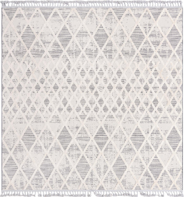 Sierra Sands Collection Area Rug - Dunes Square Gray lifestyle 12