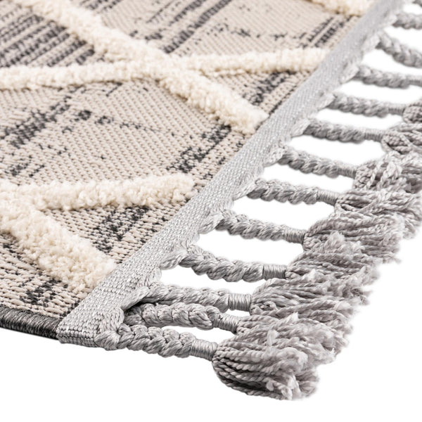 Sierra Sands Collection Area Rug - Dunes Square Gray lifestyle 32
