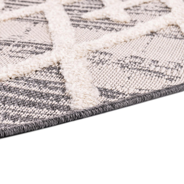 Sierra Sands Collection Area Rug - Dunes Oval Gray lifestyle 33