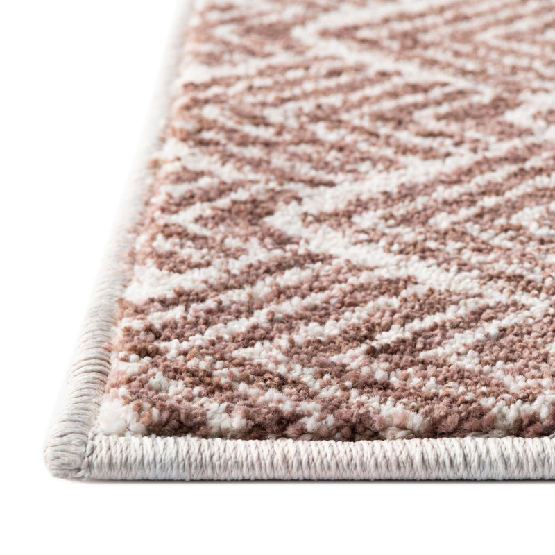 Geo Garden Lattice Collection Area Rug - Casablanca Rectangle Dusty Rose lifestyle 27