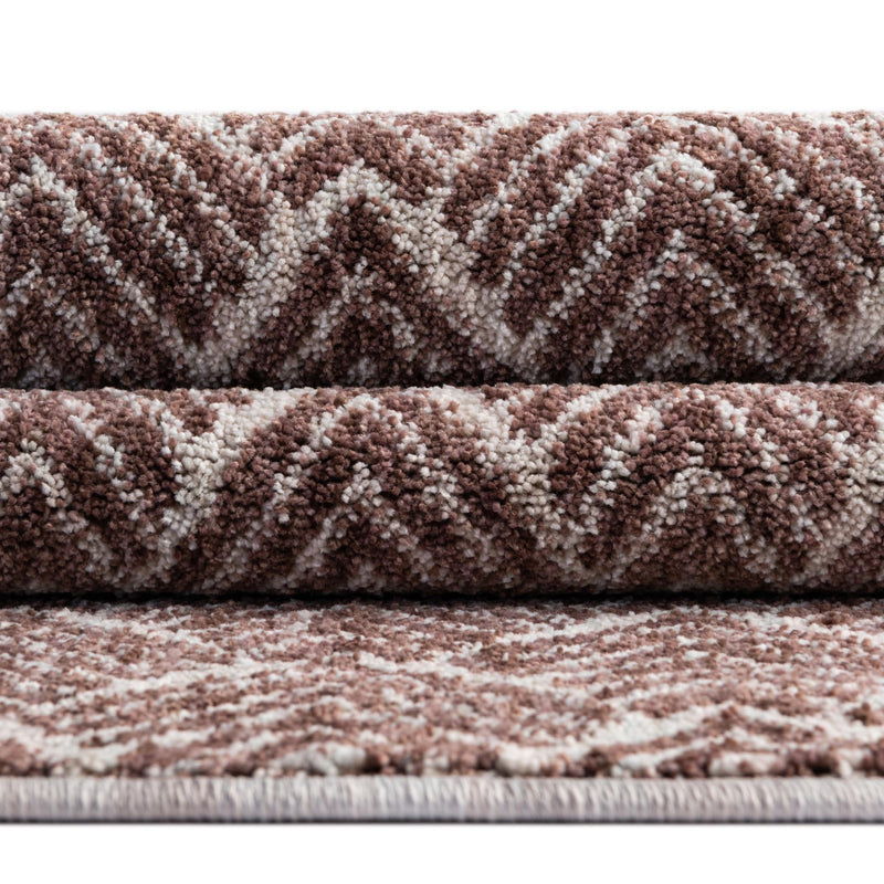 Geo Garden Lattice Collection Area Rug - Casablanca Rectangle Dusty Rose lifestyle 41