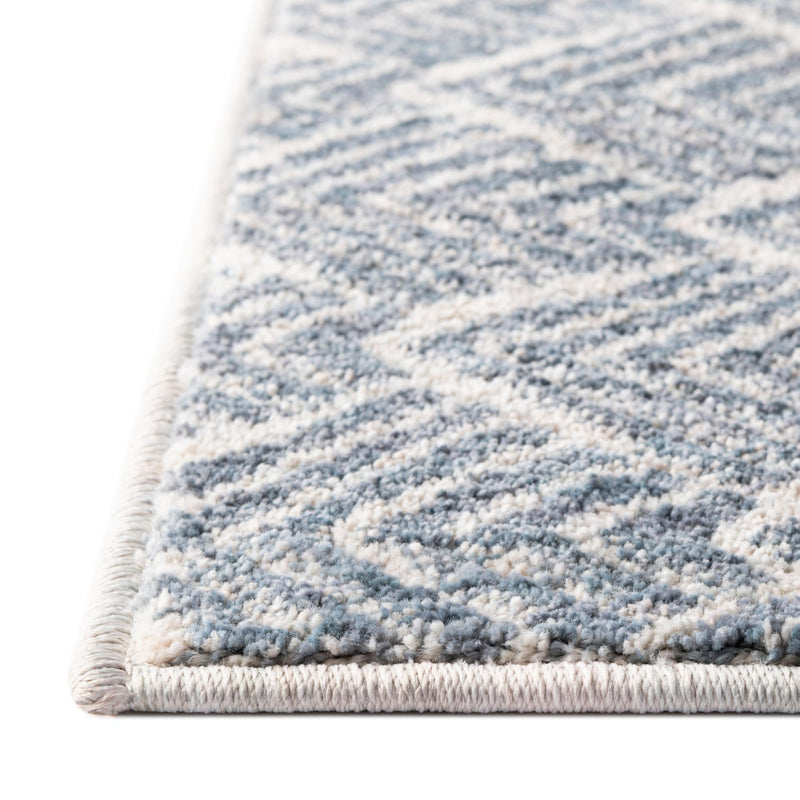 Geo Garden Lattice Collection Area Rug - Casablanca Rectangle Harbor Blue lifestyle 52