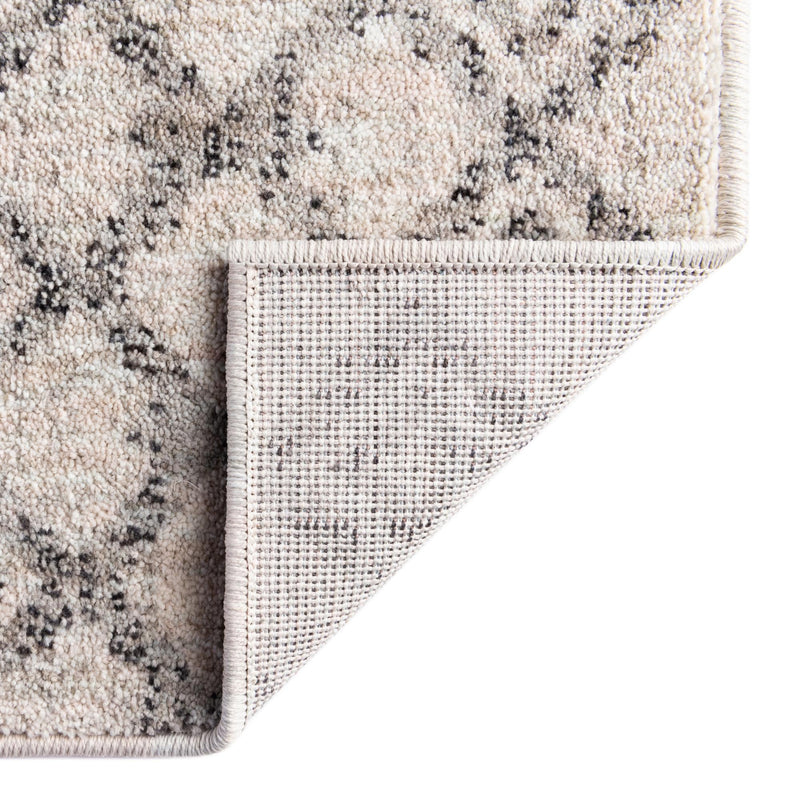 Geo Garden Lattice Collection Area Rug - Andalusia Rectangle Ivory lifestyle 73