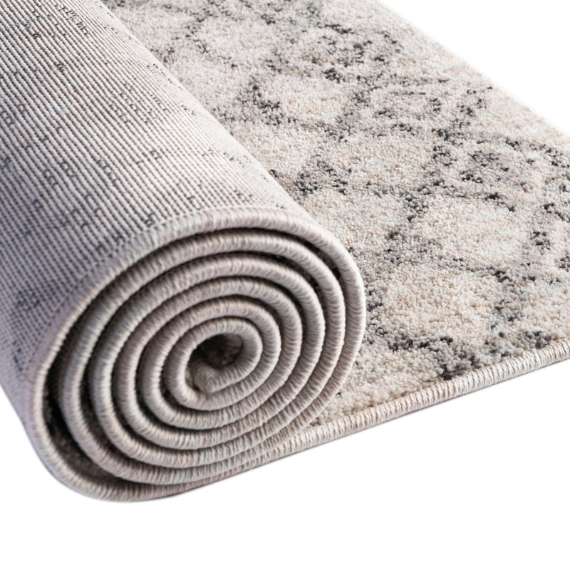 Geo Garden Lattice Collection Area Rug - Andalusia Rectangle Ivory lifestyle 86