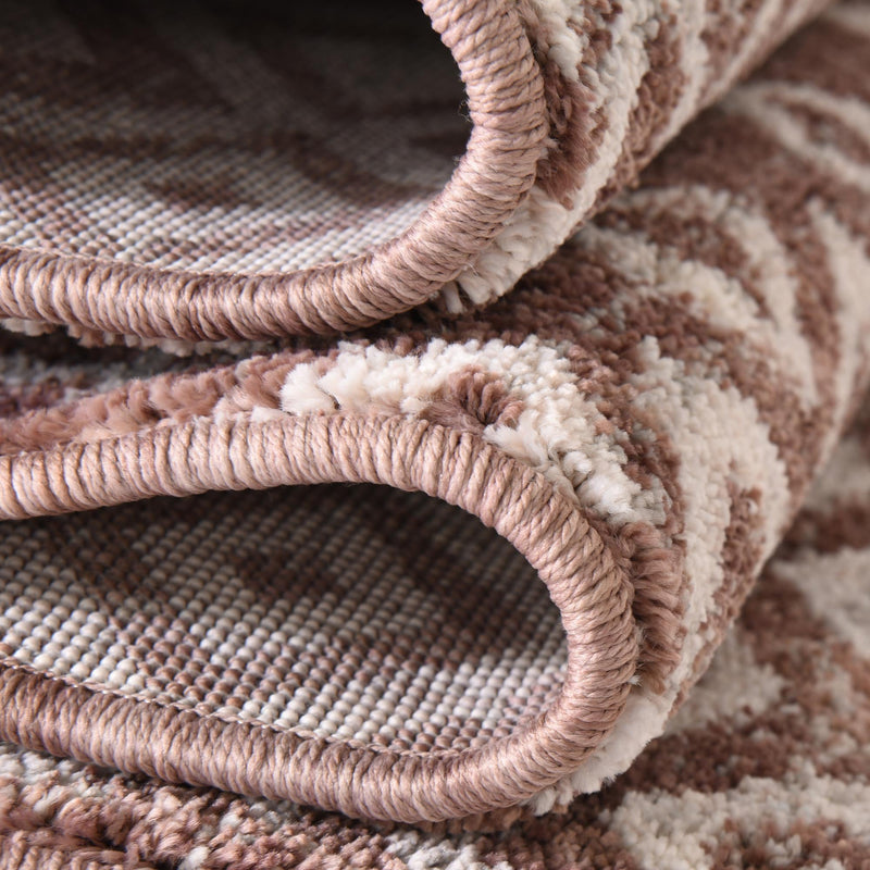 Geo Garden Lattice Collection Area Rug - Andalusia Rectangle Dusty Rose lifestyle 40