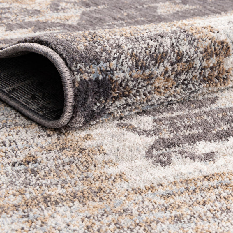 Desert Modern Eco Rug Series Collection Area Rug - Mojave Rectangle Charcoal Gray lifestyle 10