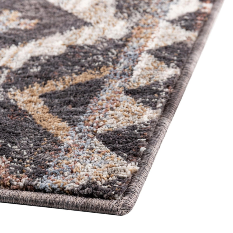 Desert Modern Eco Rug Series Collection Area Rug - Sonora Rectangle Khaki Gray lifestyle 9
