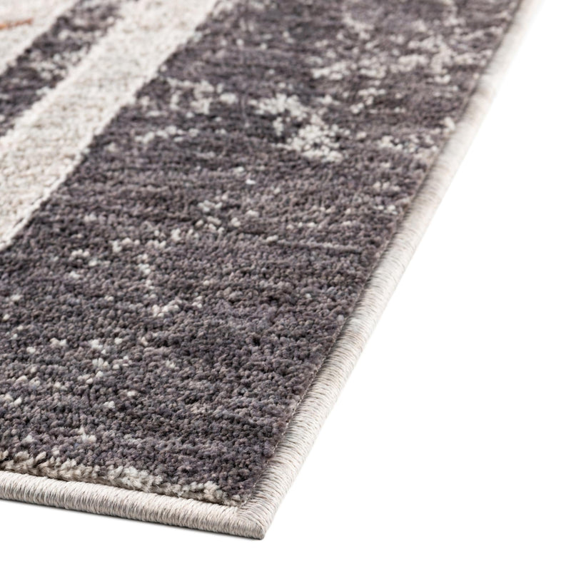 Desert Modern Eco Rug Series Collection Area Rug - Arches Rectangle Gray lifestyle 10