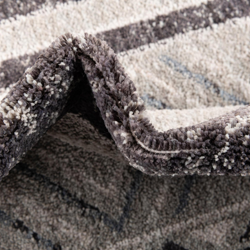 Desert Modern Eco Rug Series Collection Area Rug - Arches Rectangle Gray lifestyle 11