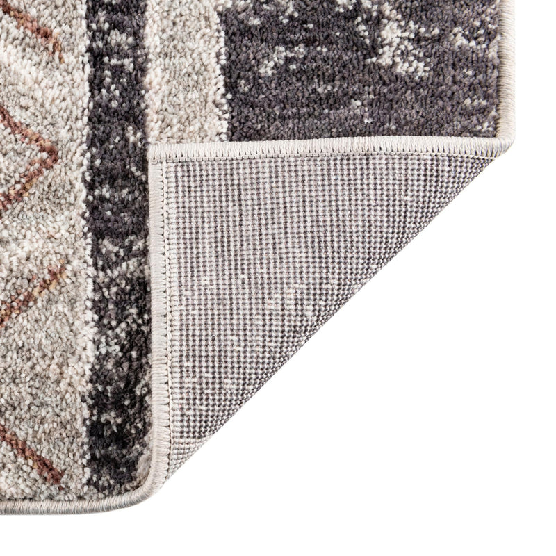 Desert Modern Eco Rug Series Collection Area Rug - Arches Rectangle Gray lifestyle 12