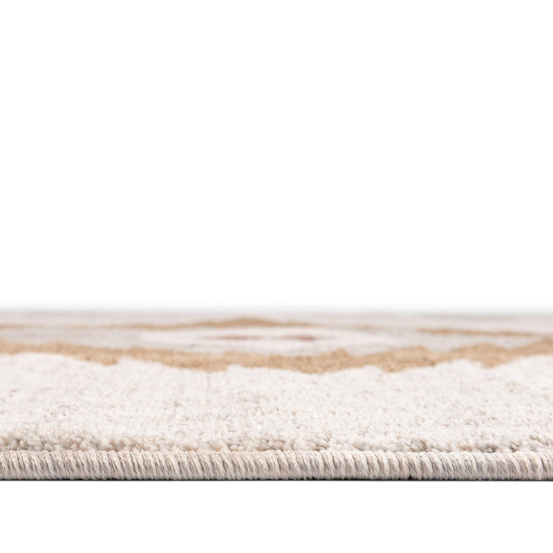 Desert Modern Eco Rug Series Collection Area Rug - Zion Rectangle Ivory lifestyle 8