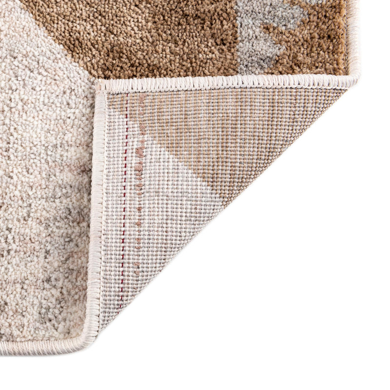 Desert Modern Eco Rug Series Collection Area Rug - Zion Rectangle Ivory lifestyle 12