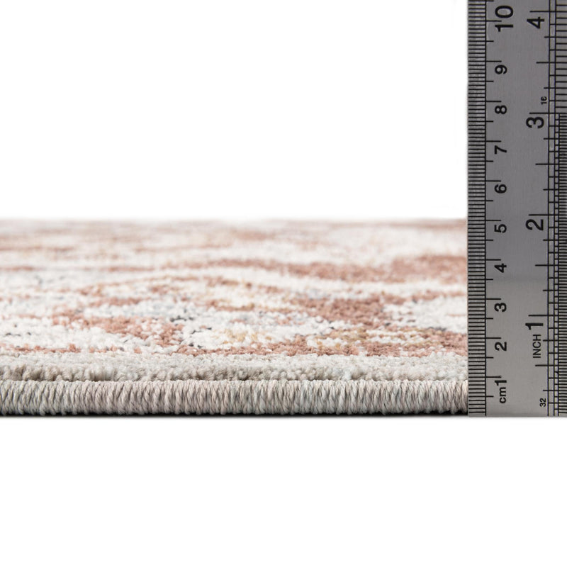 Heritage Harbor Collection Area Rug - Seabreeze Rectangle Dusty Rose lifestyle 25