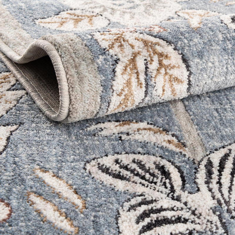 Heritage Harbor Collection Area Rug - Seabreeze Rectangle Harbor Blue lifestyle 30