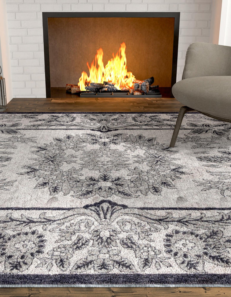 Heritage Harbor Collection Area Rug - Seabreeze Rectangle Ivory lifestyle 16