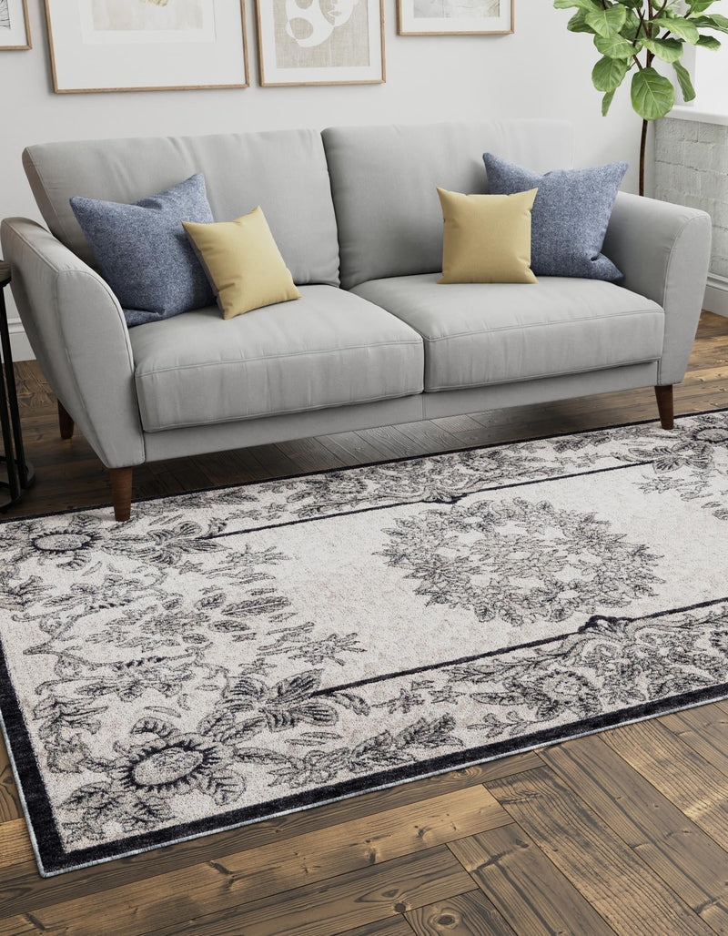 Heritage Harbor Collection Area Rug - Seabreeze Rectangle Ivory lifestyle 51