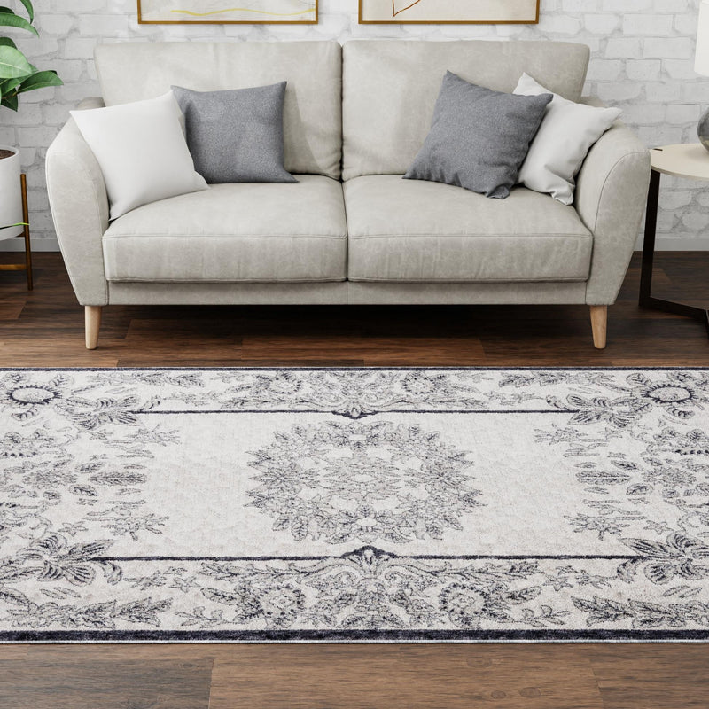 Heritage Harbor Collection Area Rug - Seabreeze Rectangle Ivory lifestyle 83