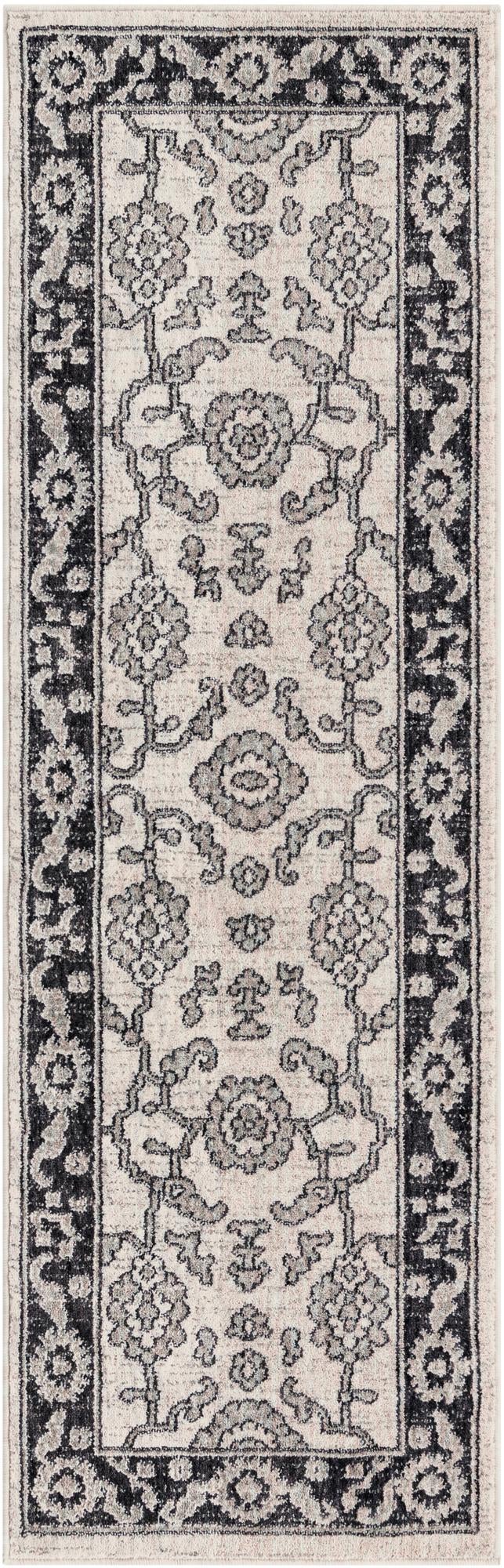 Heritage Harbor Collection Area Rug - Dockside Runner Ivory and Gray lifestyle 113