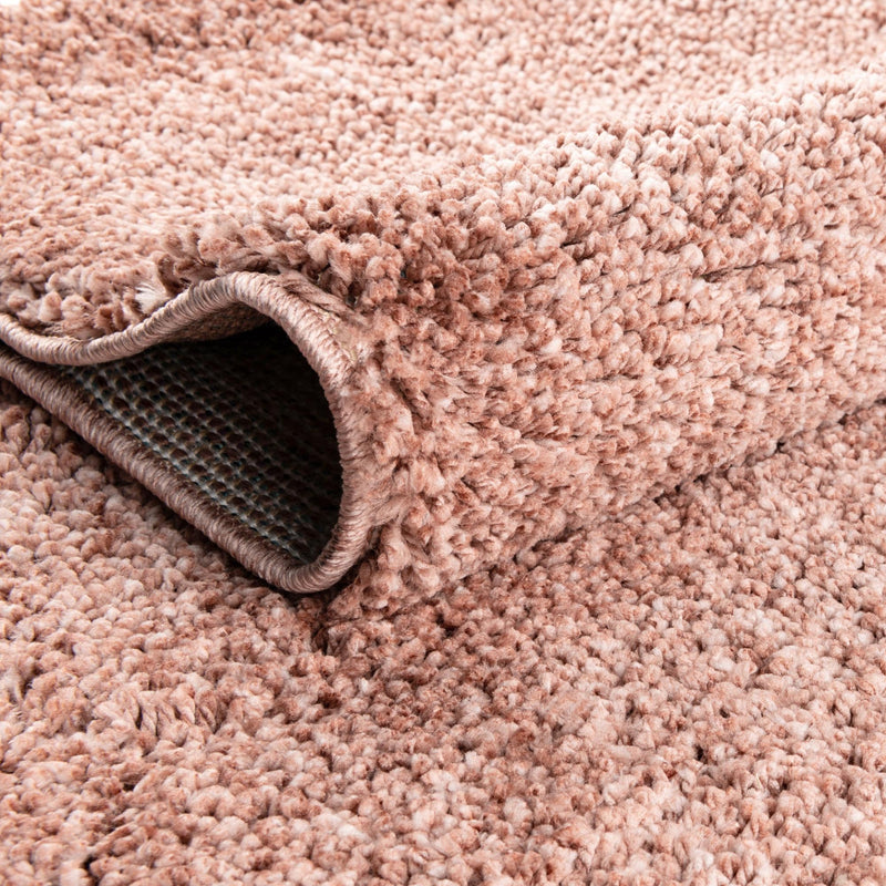 Plush Paradise Retreat Collection Area Rug - Santorini (Grapefruit Pink) Rectangle Grapefruit Pink lifestyle 5