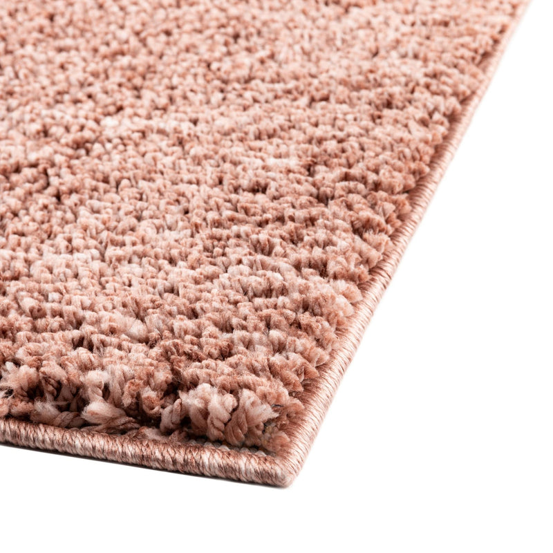 Plush Paradise Retreat Collection Area Rug - Santorini (Grapefruit Pink) Rectangle Grapefruit Pink lifestyle 6