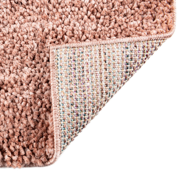 Plush Paradise Retreat Collection Area Rug - Santorini (Grapefruit Pink) Rectangle Grapefruit Pink lifestyle 8