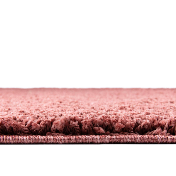 Plush Paradise Retreat Collection Area Rug - Santorini (Pomegranate Red) Rectangle Pomegranate Red lifestyle 4
