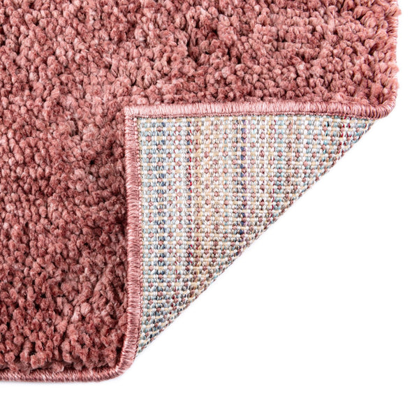 Plush Paradise Retreat Collection Area Rug - Santorini (Pomegranate Red) Rectangle Pomegranate Red lifestyle 8