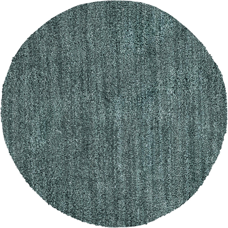 Plush Paradise Retreat Collection Area Rug - Santorini (Rosemary Green) Round Rosemary Green lifestyle 16