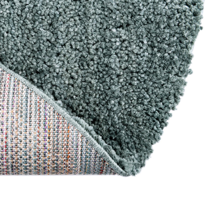 Plush Paradise Retreat Collection Area Rug - Santorini (Rosemary Green) Round Rosemary Green lifestyle 37
