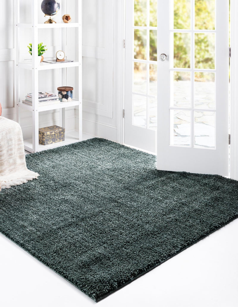 Plush Paradise Retreat Collection Area Rug - Santorini (Rosemary Green) Square Rosemary Green lifestyle 23