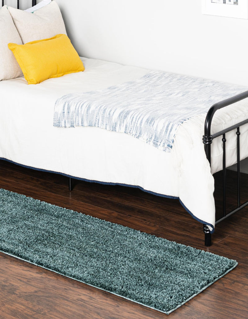 Plush Paradise Retreat Collection Area Rug - Santorini (Rosemary Green) Runner Rosemary Green lifestyle 24