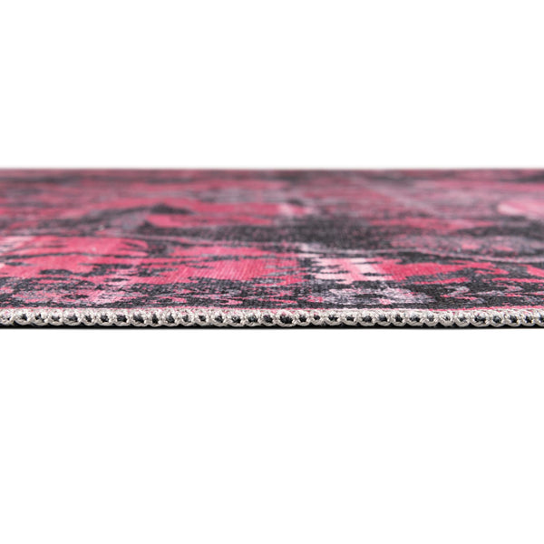 Baroque Era Collection Area Rug - Versailles (Antique Rose) Square Antique Rose lifestyle 15