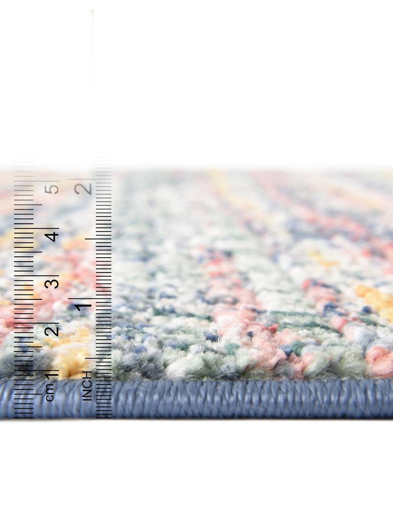 Jewel Oasis Collection Area Rug - Sapphire (Multi) Rectangle Multi lifestyle 4