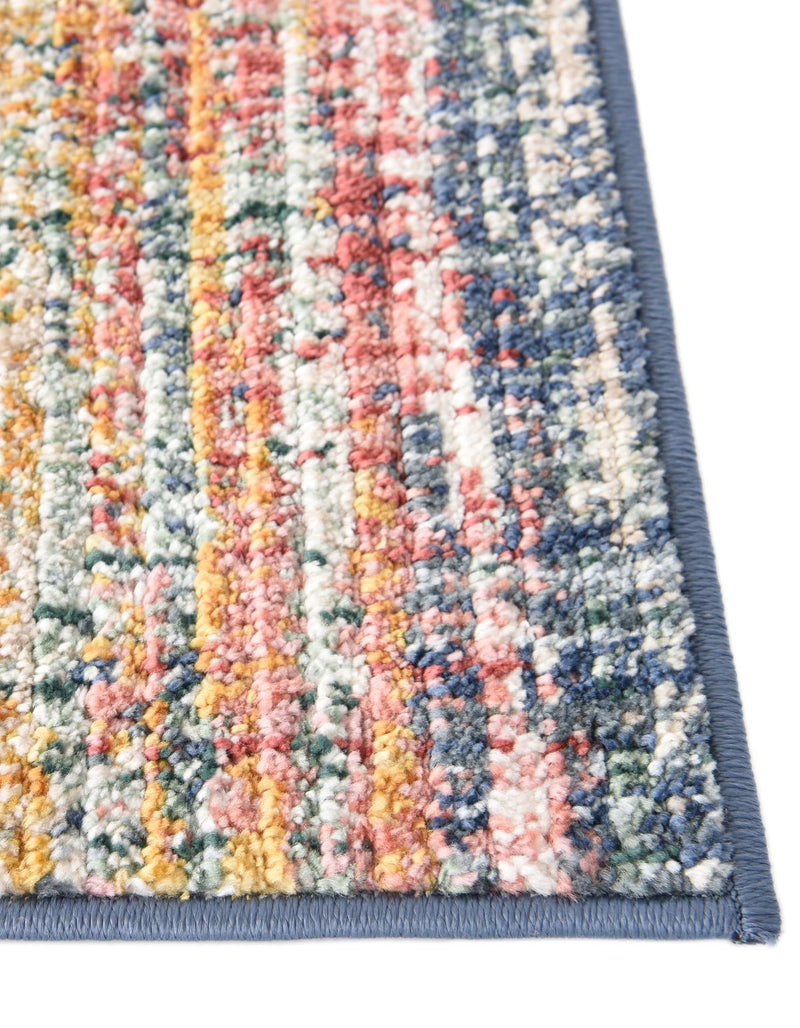 Jewel Oasis Collection Area Rug - Sapphire (Multi) Rectangle Multi lifestyle 6