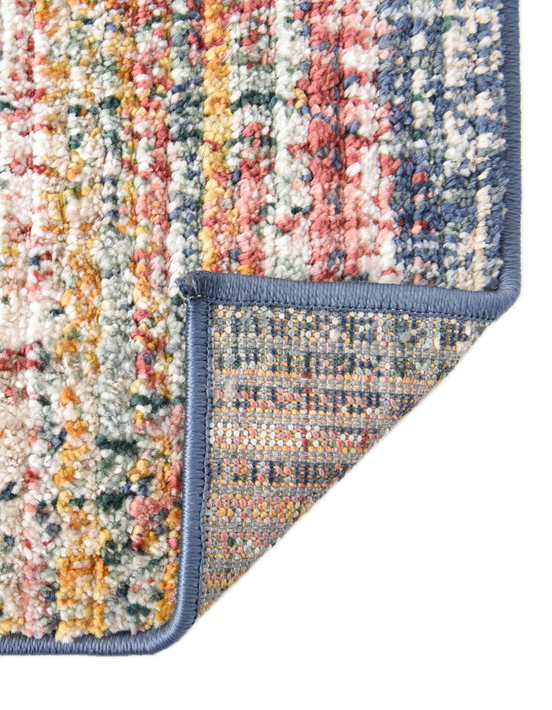 Jewel Oasis Collection Area Rug - Sapphire (Multi) Rectangle Multi lifestyle 8