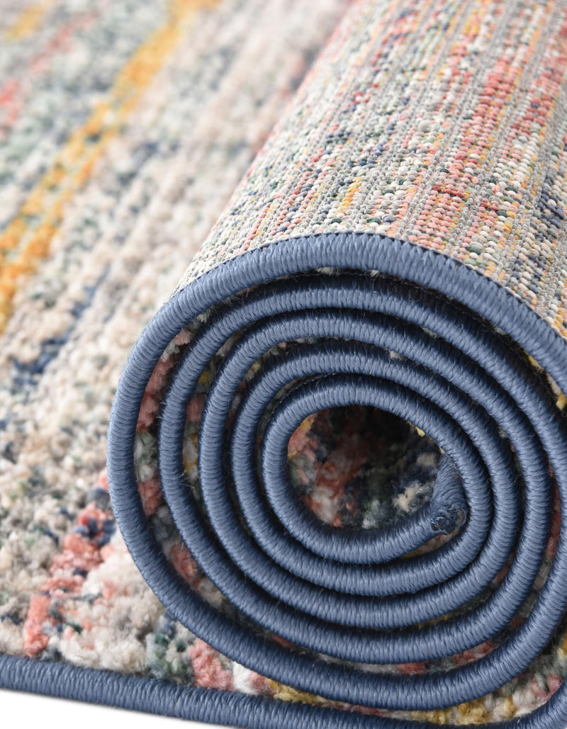 Jewel Oasis Collection Area Rug - Sapphire (Multi) Rectangle Multi lifestyle 11