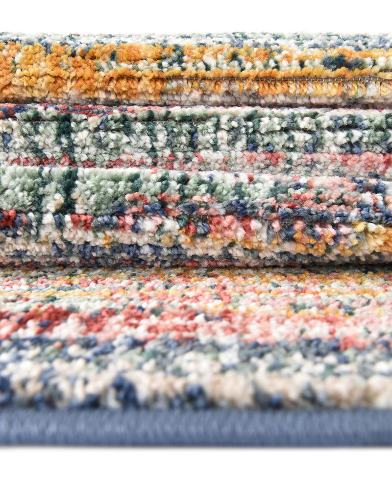Jewel Oasis Collection Area Rug - Sapphire (Multi) Rectangle Multi lifestyle 13