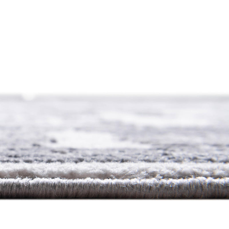 Charleston Elegance Collection Area Rug - Seaport (white Gray) Square white Gray lifestyle 44