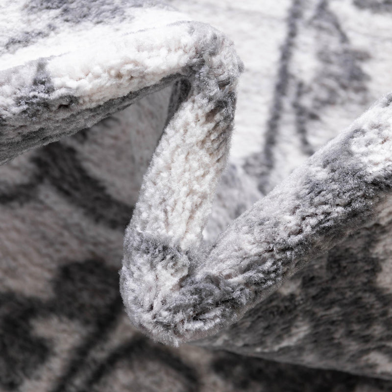 Charleston Elegance Collection Area Rug - Seaport (white Gray) Square white Gray lifestyle 55