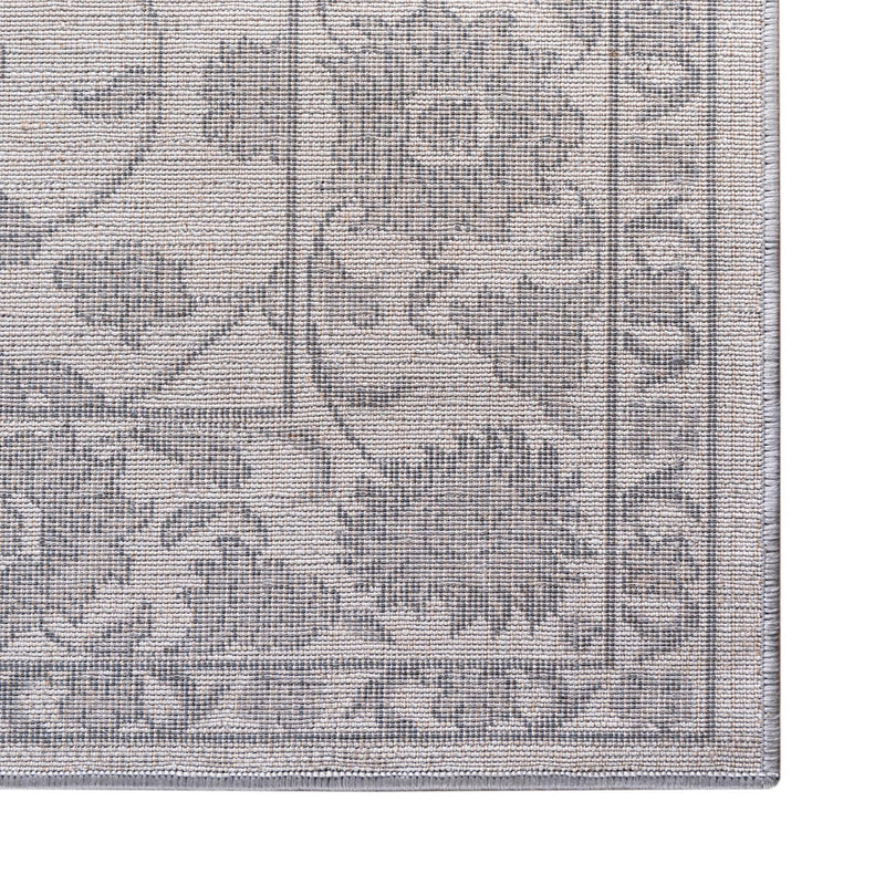 Charleston Elegance Collection Area Rug - Seaport (white Gray) Square white Gray lifestyle 58
