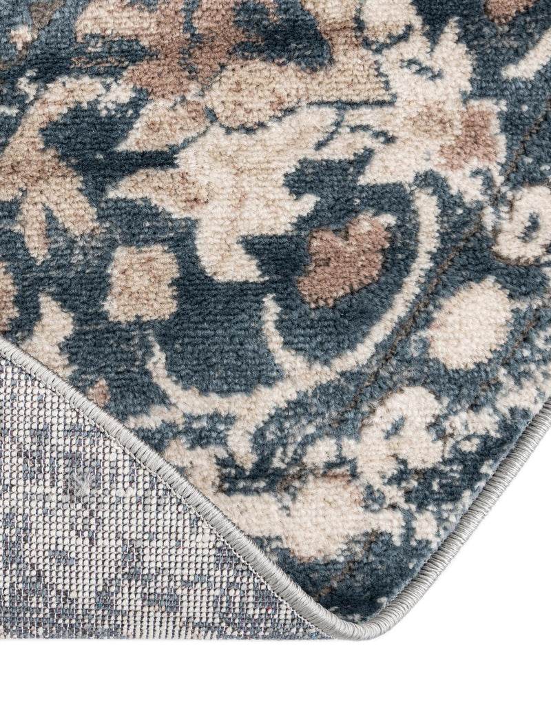Cascade Range Collection Area Rug - Shasta (Blue) Oval Blue lifestyle 7