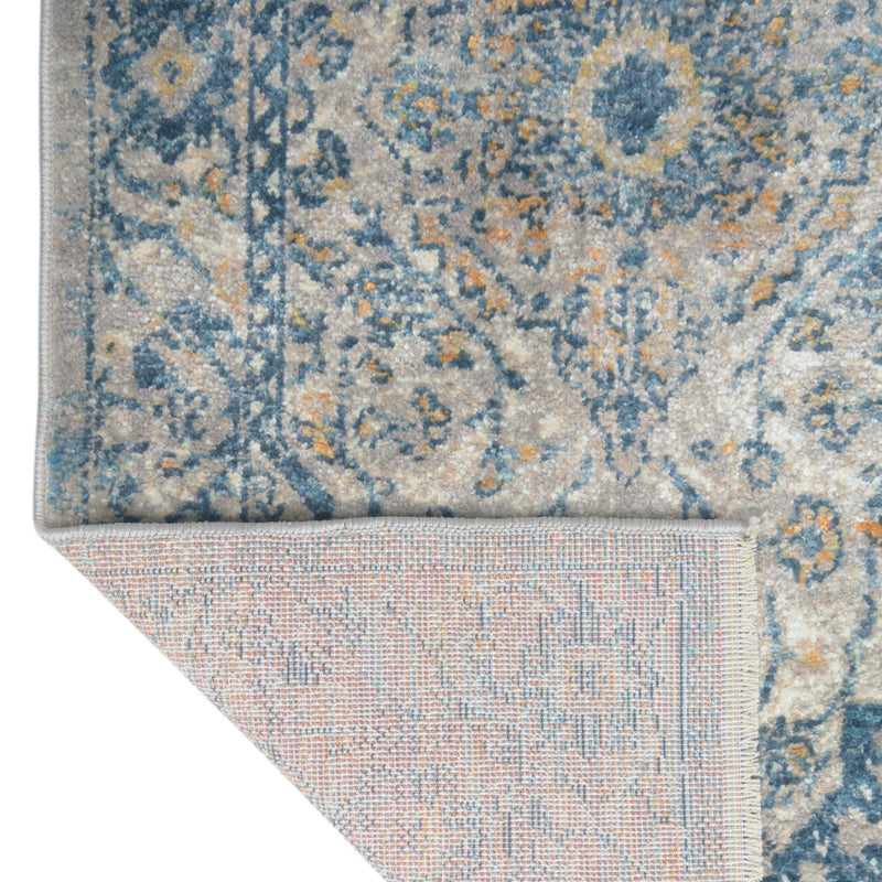 Seville Stripes Collection Area Rug - Cadiz (Light Gray) Square Light Gray lifestyle 39