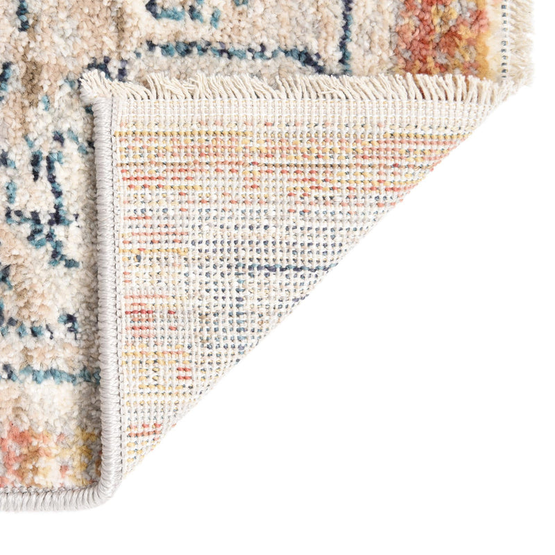 Seville Stripes Collection Area Rug - Granada (Brick Red) Square Brick Red lifestyle 38